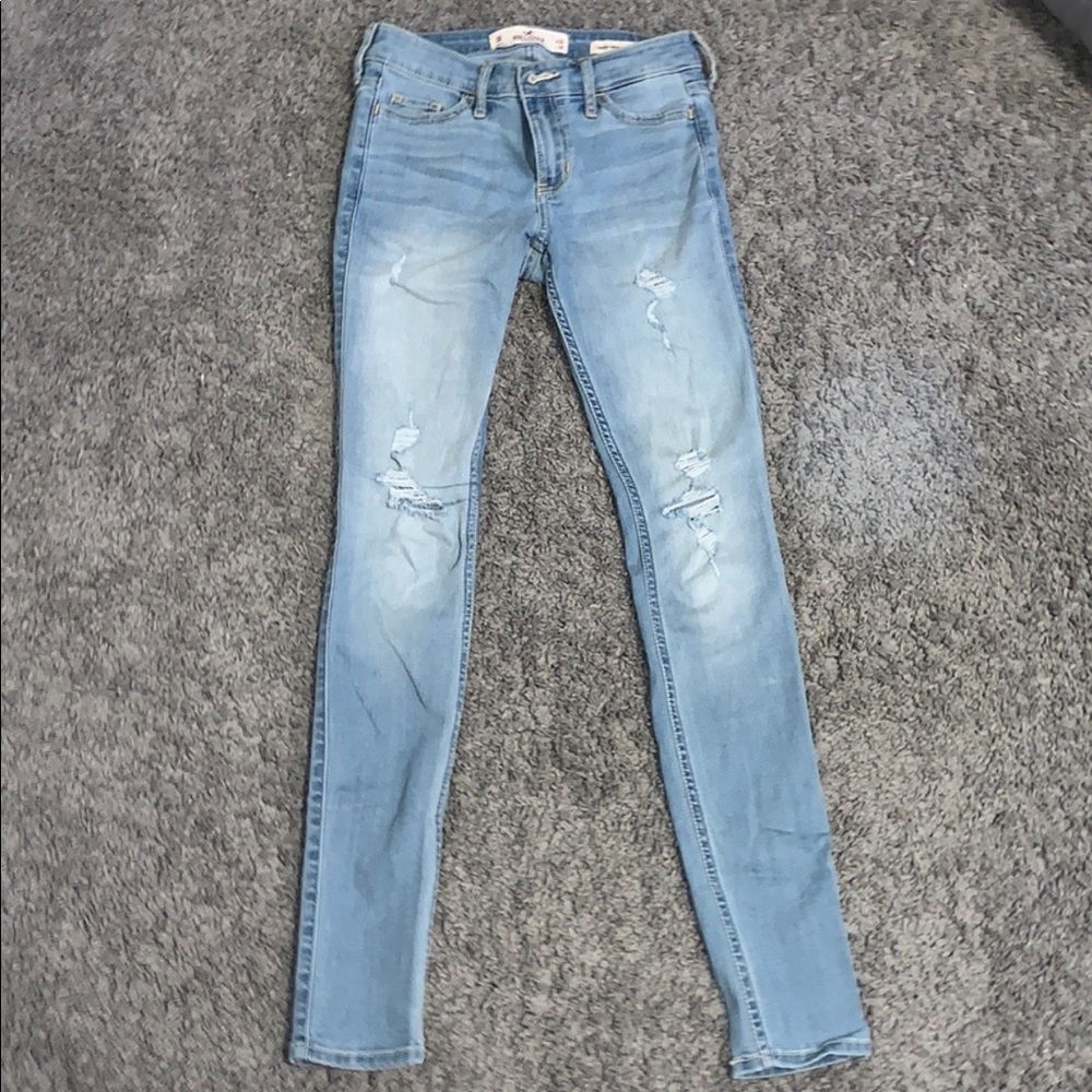 Hollister Light Wash Skinny Jeans